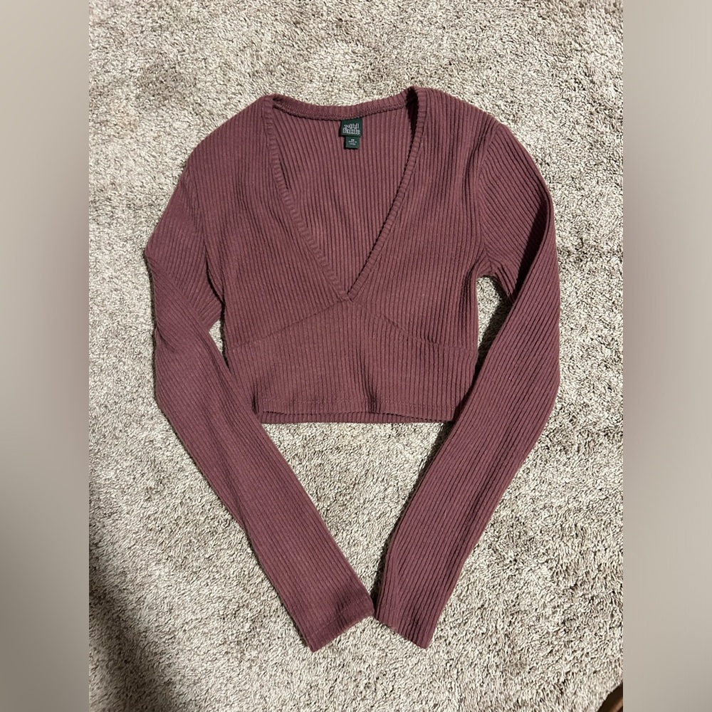 Wild Fable XS mauve crop top
